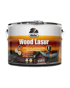Пропитка для дерева Wood Lasur Сосна 9 л Dufa