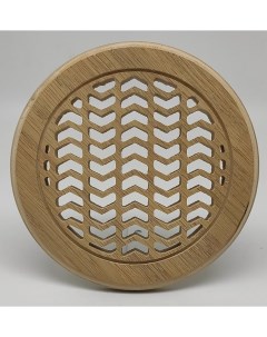 Решетка декоративная деревянная круглая на магнитах К 34 112 34 100 d100мм Пересвет