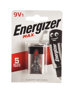 Батарейка щелочная 6LR61 MAX 9В бл 1 7638900426663 Energizer