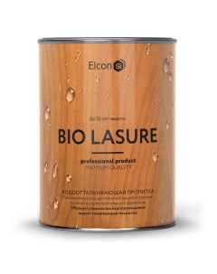 Пропитка для дерева Bio Lasure водоотталкивающая Орегон 900 мл Elcon