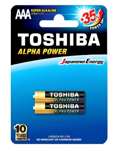 Батарейка lr03gchbp2 Toshiba