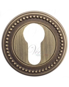Накладка дверная с круглым основанием под цилиндр Cyl 1 D3 матовая бронза Venezia