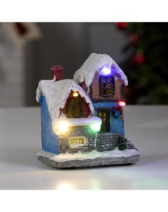 Новогодний светильник Заснеженный дом 7838572 белый теплый Luazon lighting