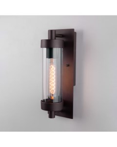 Уличный настенный светильник Pipe 35151 D Е27 IP54 коричневый Elektrostandard