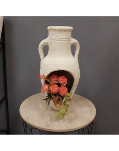 Горшок для цветов Аттика ручная работа натуральная глина 7 литров Сказка марокко