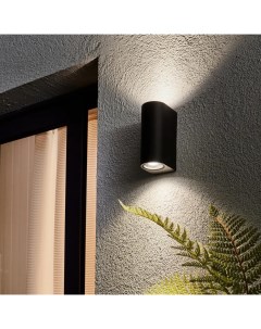 Светильник ЖКХ Kofu IP44 настенный декоративный цвет черный Inspire