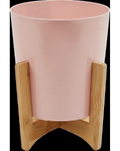 Кашпо Алессия 17 h18 5 см v1 8 л пластик розовый Nobrand