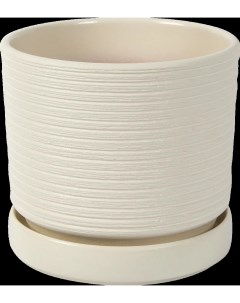 Горшок цветочный Лоза 18 h16 5 см v2 6 л керамика белый Nobrand