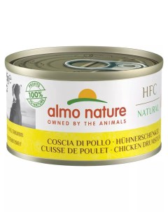 Влажный корм для собак DOG CLASSIC HFC с куриными бедрышками 24шт по 95 г Almo nature