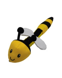 Игрушка для собак Flower Garden Пчелка с пищалкой и шуршалкой желто черная Chomper
