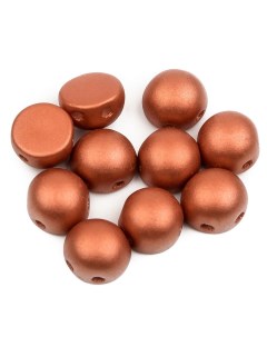 Бусины Cabochon bead 6 мм Alabaster Metallic Bronze 50 шт Czech beads