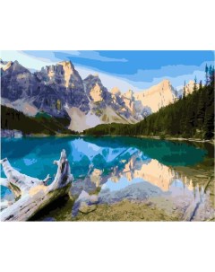 Картина по номерам Озеро Морейн в Канаде 40x50 Вангогвомне