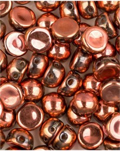 Бусины с двумя отверстиями Cabochon bead 6 мм Crystal Sunset Full 50 шт Czech beads