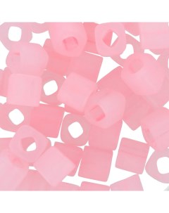 Бисер Япония Cube 3 4 мм 5 5 г 0145F бледный розовый матовый Toho