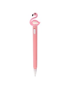 Ручка гелевая с подсветкой Фламинго пишущий узел 0 5 мм цвет чернил синий Alingar