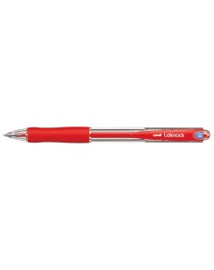 Ручка шариковая UNI Laknock SN 100 красная 0 5 мм 1 шт Uni mitsubishi pencil