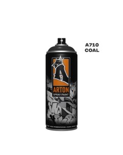 Аэрозольная краска A710 Coal 520мл темно серый Arton