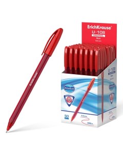 Ручка шариковая U 108 Original Stick 1 0 Ultra Glide Technology красная Erich krause