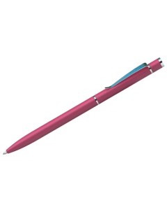 Ручка шариковая Golden Classic синяя 0 7мм корпус розовый хром поворот плас Berlingo