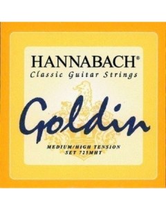 Струны для классической гитары 725 Goldin Hannabach