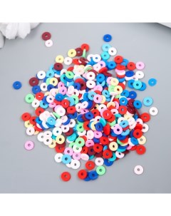 Бусины для творчества PVC Колечки разноцветные набор 330 шт 0 1х0 6х0 6 см Nobrand
