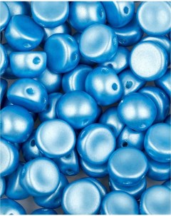Бусины Cabochon bead 6 мм Alabaster Pastel Turquoise 20 шт Czech beads