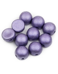 Бусины Cabochon bead 6 мм Alabaster Metallic Purple 50 шт Czech beads
