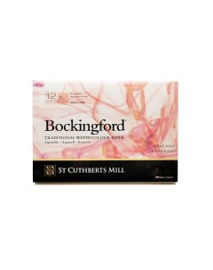 Альбом склейка для акварели Bockingford H P мелкое зерно 29 7х42 см 12 л 300 г белый St cuthberts mill
