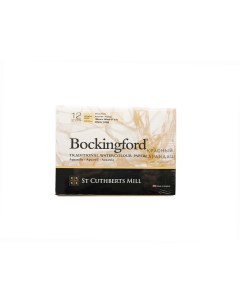 Альбом склейка для акварели Bockingford Rough крупное зерно 18х13 см 12 л 300 г белый St cuthberts mill