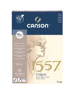 Альбом на спирали для графики 42х59 4см 50 листов Canson