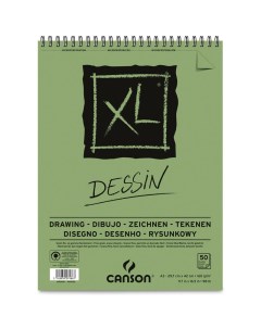 Альбом на спирали для графики XL Dessin 29 7х42см 50 листов Canson