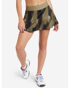 Юбка шорты женская Tennis Printed Match Skirt Primeblue Коричневый Adidas