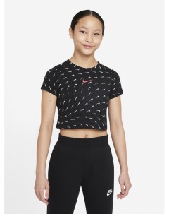 Футболка для девочек Sportswear Черный Nike