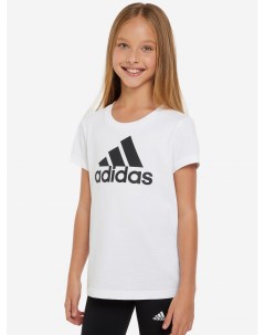 Футболка для девочек Белый Adidas