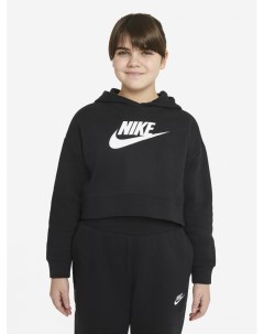 Худи для девочек Sportswear Club Черный Nike
