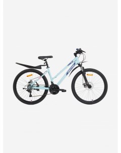 Комплект велосипед горный женский Aura 2 0 26 с аксессуарами Голубой Denton