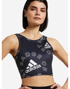 Спортивный топ бра Designed To Move Logo Черный Adidas