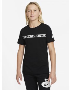 Футболка для мальчиков Sportswear Repeat Черный Nike