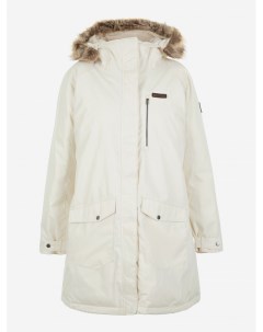 Куртка утепленная женская Suttle Mountain Long Insulated Jacket Plus Size Белый Columbia