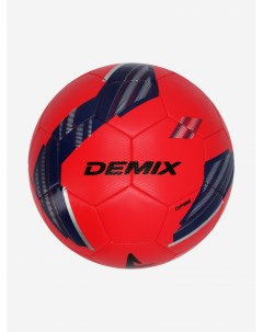 Мяч футбольный Красный Demix