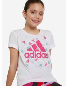 Футболка для девочек Up2Mv Белый Adidas