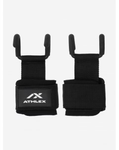 Крюки для турника и тяги Черный Athlex