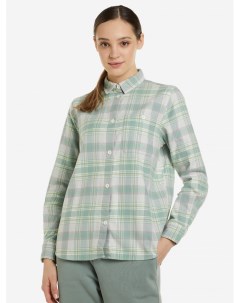 Рубашка женская Cotton Flannel Shirt Зеленый Peak performance