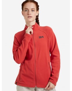 Джемпер флисовый женский Polartec Microfleece Full Zip Красный Mountain hardwear