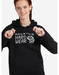 Худи женская MHW Logo Full Zip Черный Mountain hardwear