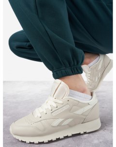 Кроссовки женские Classic Leather Бежевый Reebok