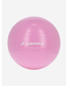 Мяч гимнастический с насосом 55 см Розовый Demix