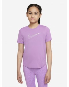 Футболка для девочек Dri FIT One Фиолетовый Nike