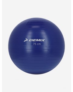 Мяч гимнастический с насосом 75 см Синий Demix