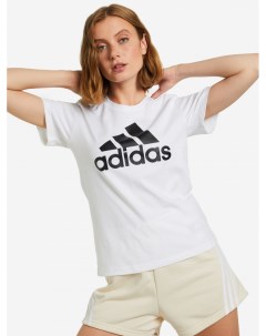 Футболка женская Loungewear Essentials Logo Белый Adidas